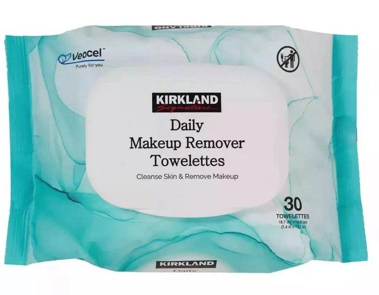 Kirkland Wet Towelettes Clean Skin Face Wipes Makeup Remover 8 Packs 2026