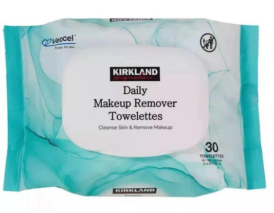 Kirkland Wet Towelettes Clean Skin Face Wipes Makeup Remover 8 Packs 2026