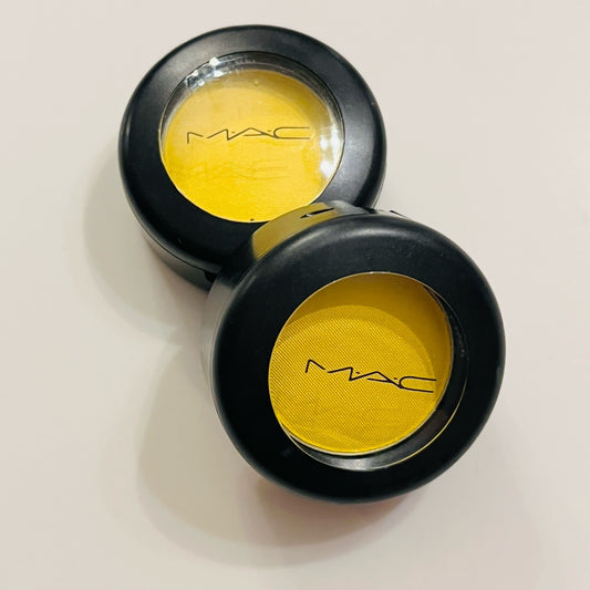 MAC Eye Shadow Memories Of Space Canary Yellow Satin Full Size Lot of 2