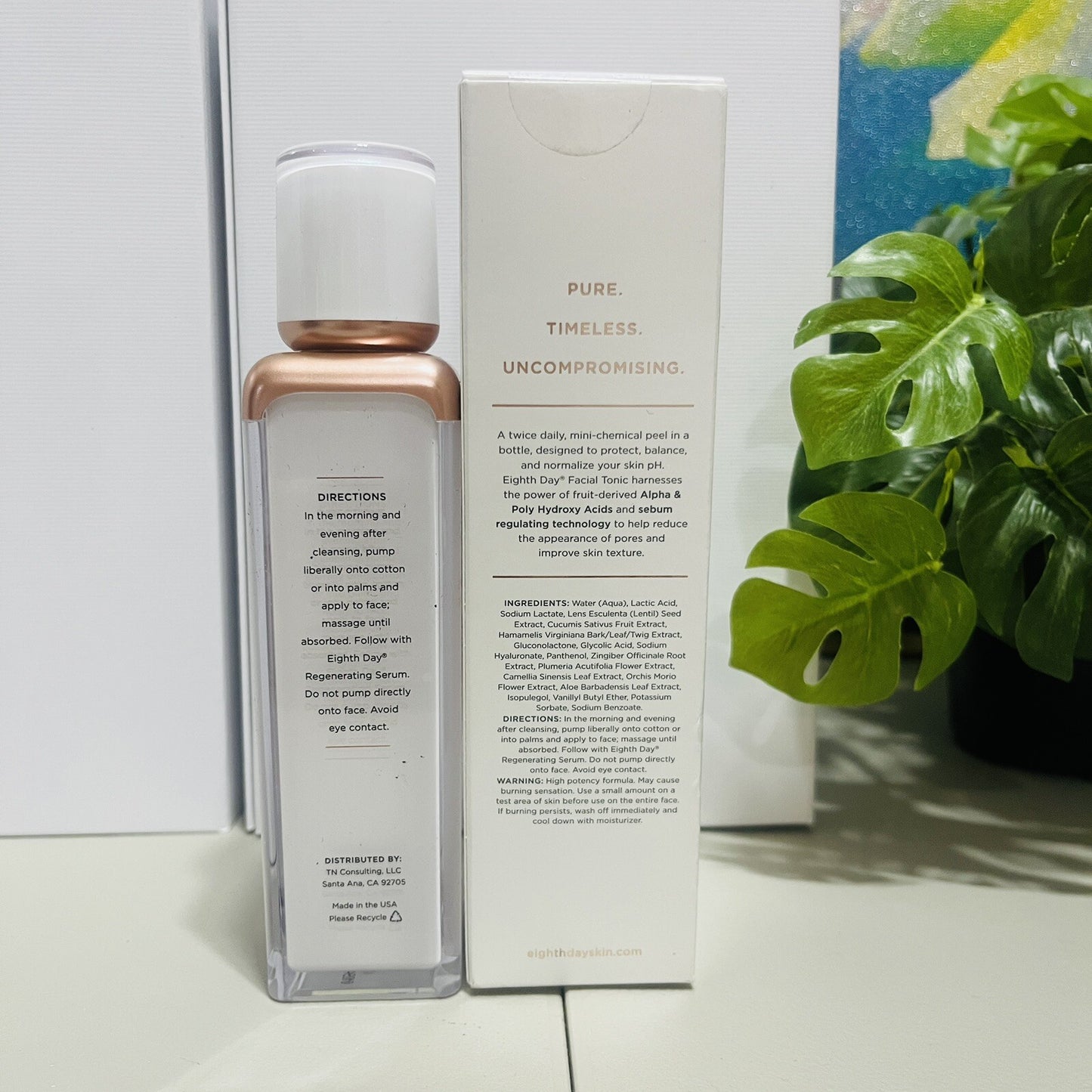 EIGHTH DAY Toner Resurfacing Facial Tonic 1.7 oz NEW