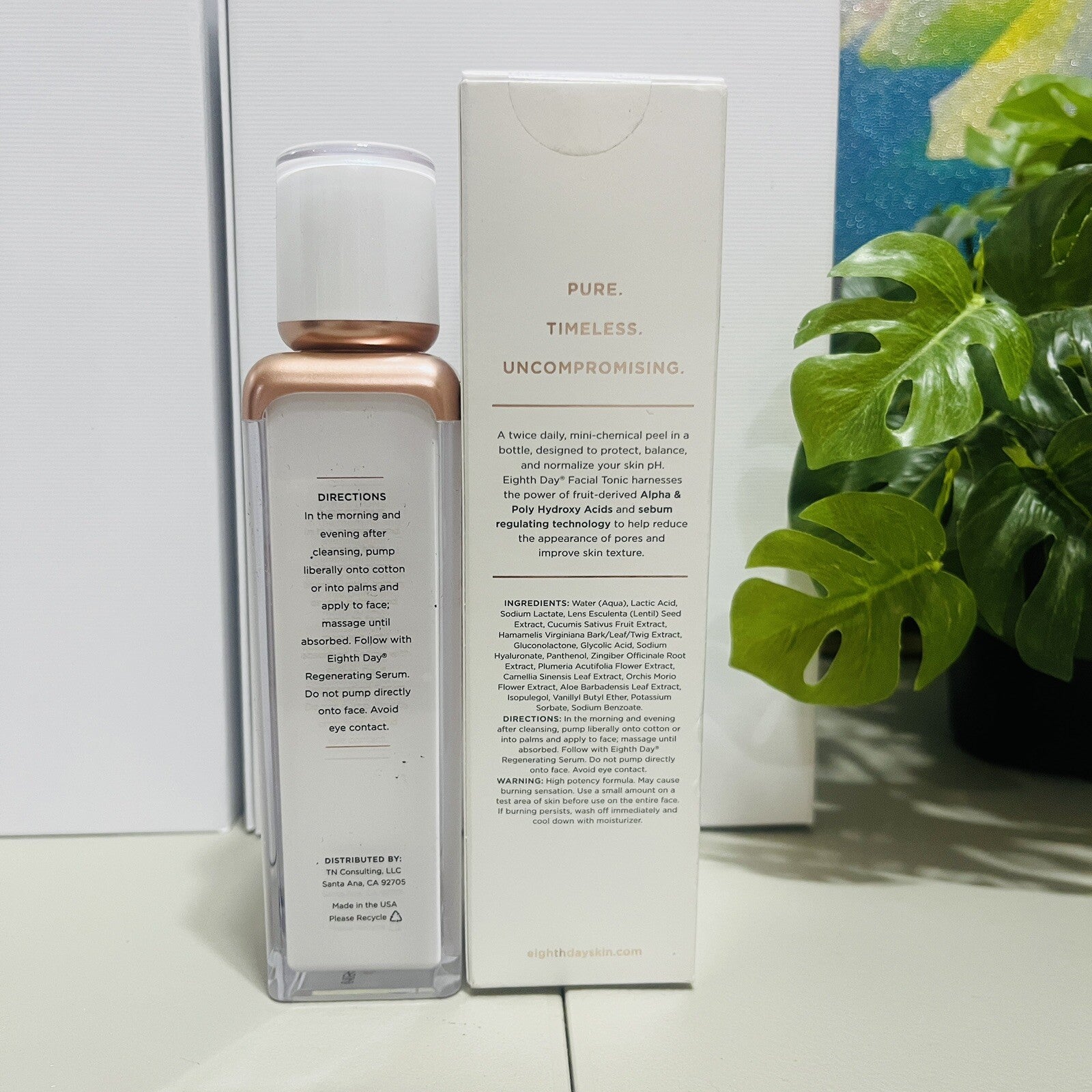 EIGHTH DAY Toner Resurfacing Facial Tonic 1.7 oz NEW