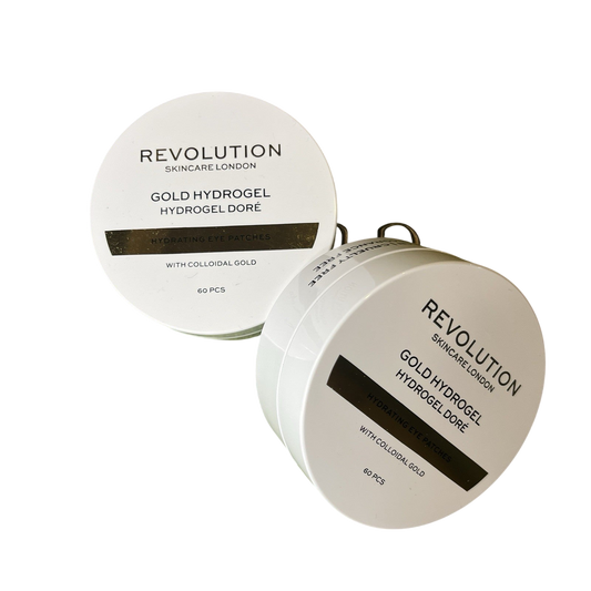 2 Revolution Skincare London Gold Hydrogel Hydrating Eye Patches SEALED