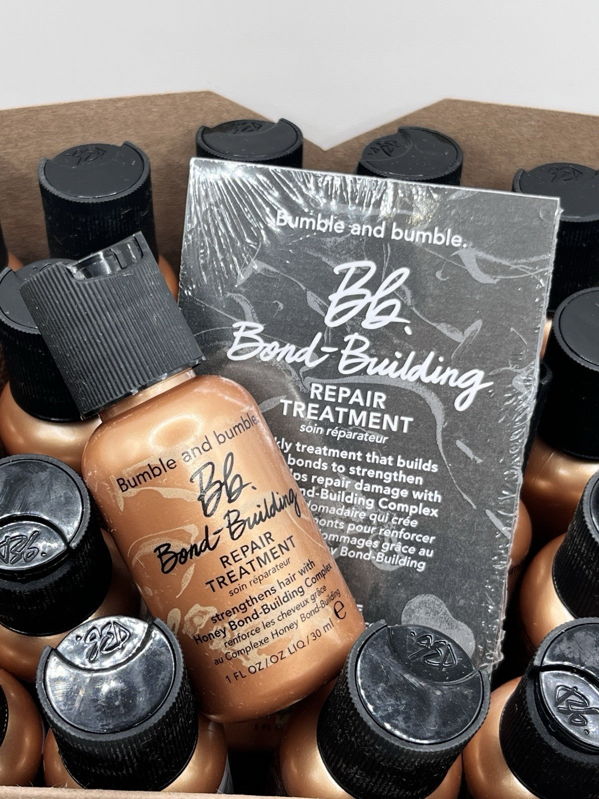Lot of 24 Bumble and Bumble Honey Bond Building Repair Weekly Treatment 1oz 30ml