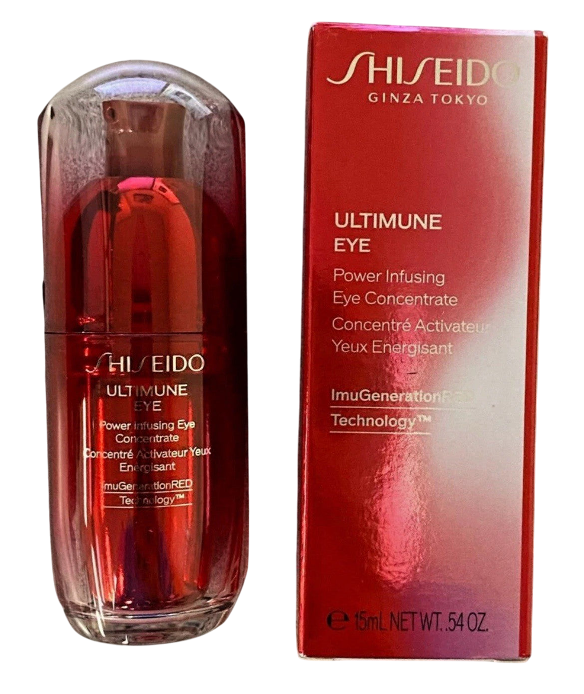 SHISEIDO ULTIMUNE EYE Power Infusing Concentrate .54 oz New