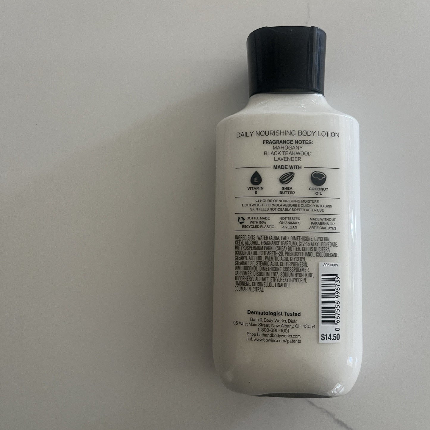 Bath & Body Works Mens Collection TEAKWOOD Body Lotion 8oz RARE Retired