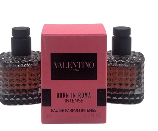 2 • Valentino Donna Born in Roma Intense EDP Perfume Mini Splash Dabber 6ml NEW