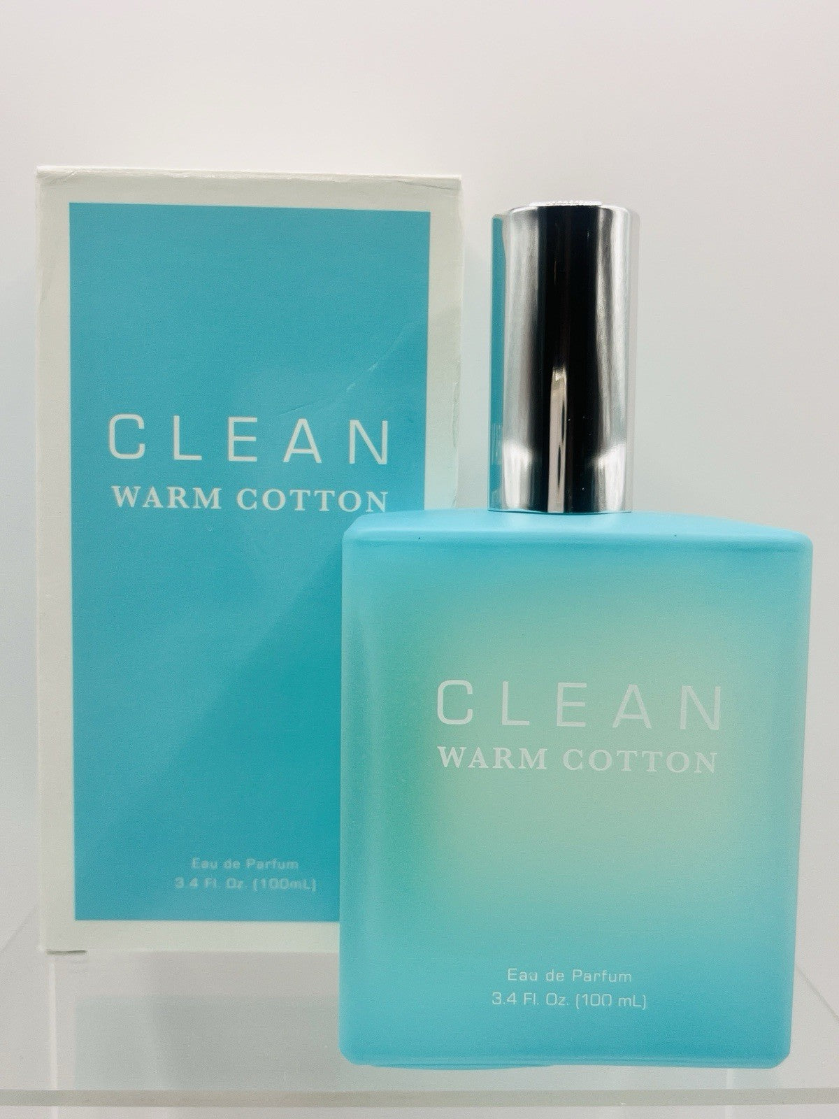 Clean Warm Cotton Set Parfum Spray 1 oz Body Lotion Shower Gel 6oz 3 pc Bundle