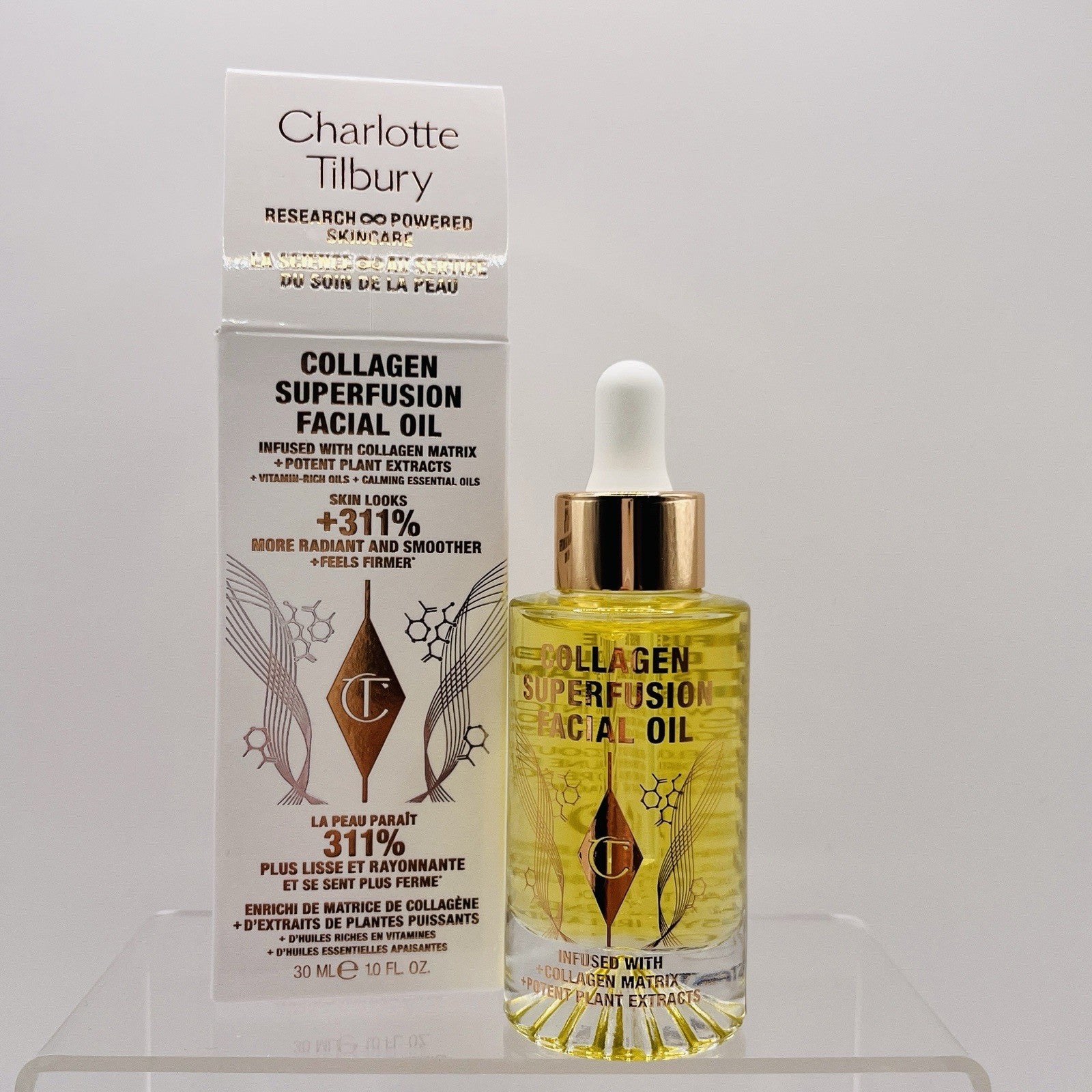 Charlotte Tilbury Collagen Superfusion Facial Oil 30ml 1oz • New in Box