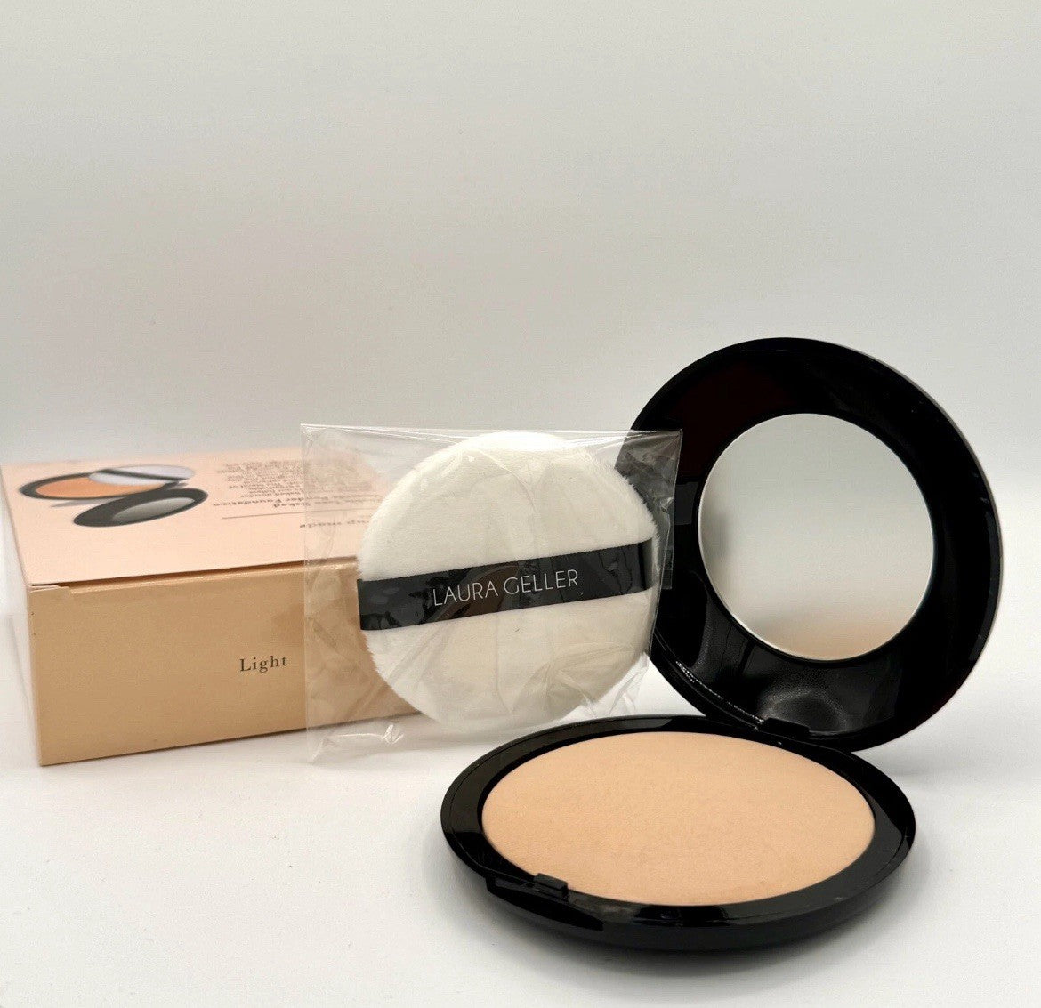 Laura Geller Double Take Baked Powder Foundation LIGHT 0.9 oz