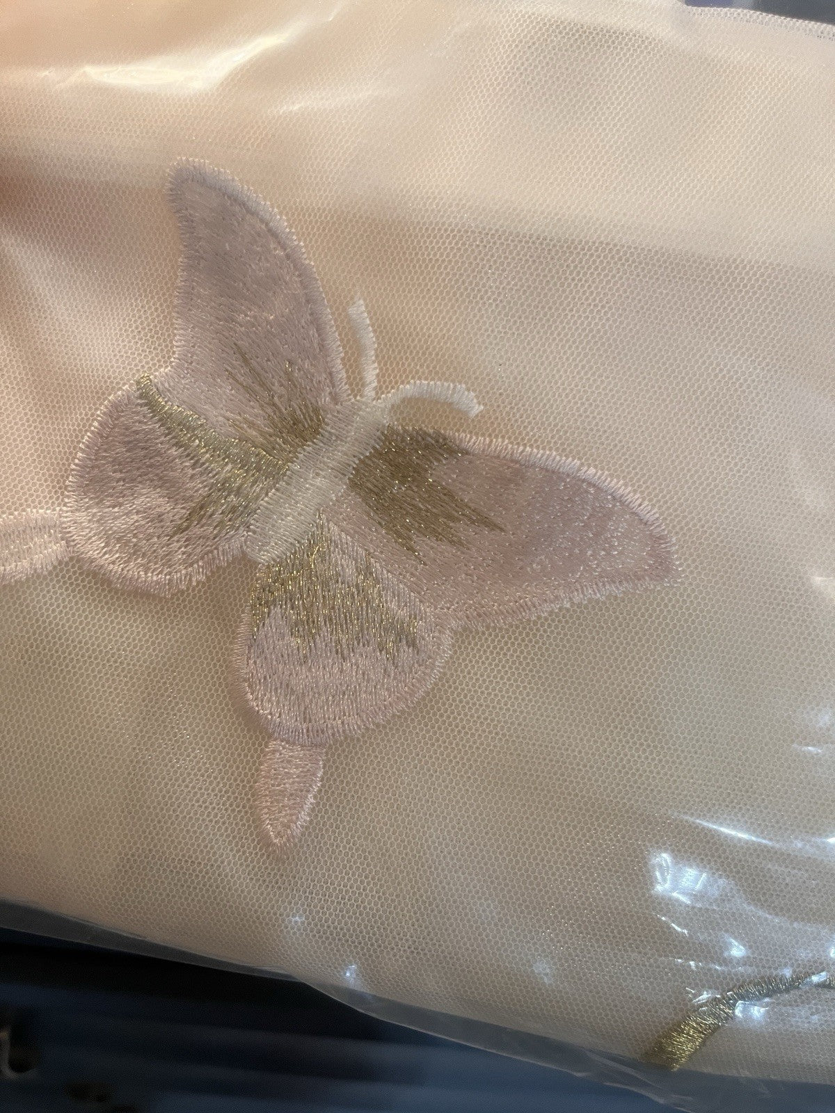 Christian Dior Beauty  Butterflies parfums Makeup VIP Gift Mesh Large Tote Bag