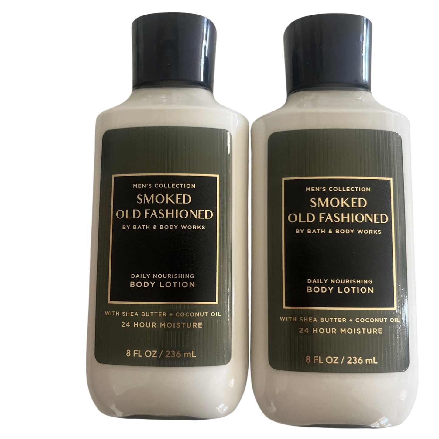2 Smoked Old Fashioned Body Lotion Men's Collection Bath & Body Works 8 fl oz