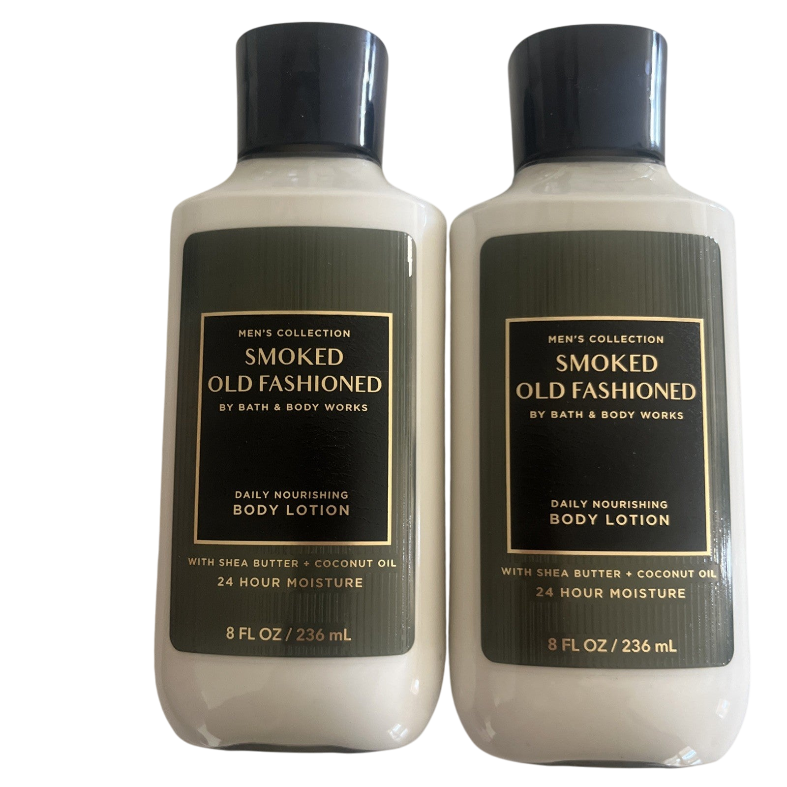 2 Smoked Old Fashioned Body Lotion Men's Collection Bath & Body Works 8 fl oz