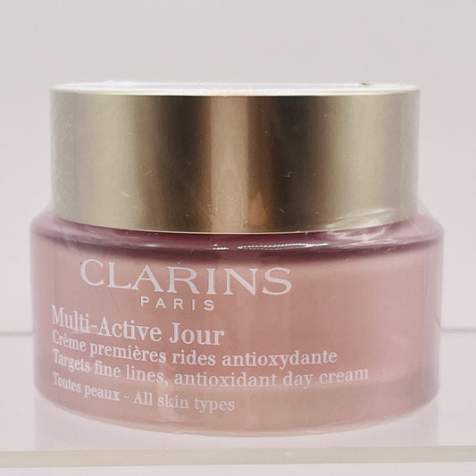 Clarins Multi Active Jour Cream All Skin Types 50ml 1.7oz Sealed