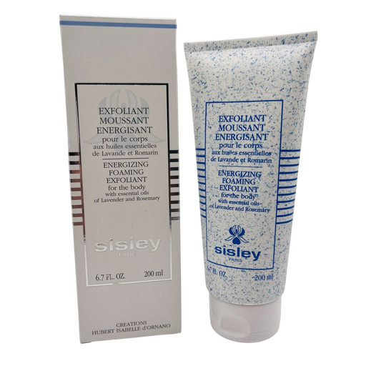 Sisley Energizing Foaming Body Exfoliant 6.7 oz Lavendar Rosemary NEW Sealed