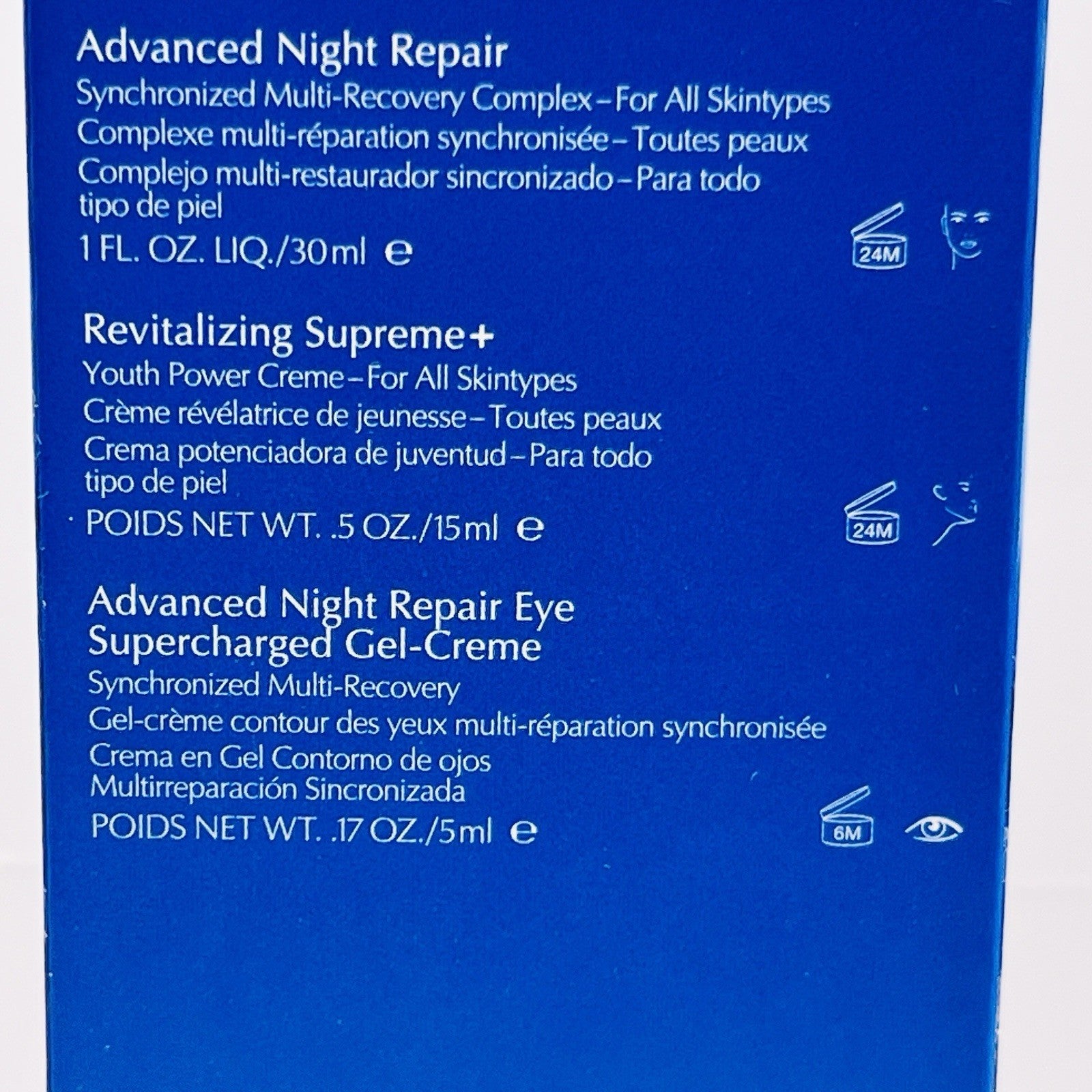 ESTEE LAUDER Gift Set Night Time Experts ADVANCED NIGHT REPAIR 1oz 3 Piece NEW