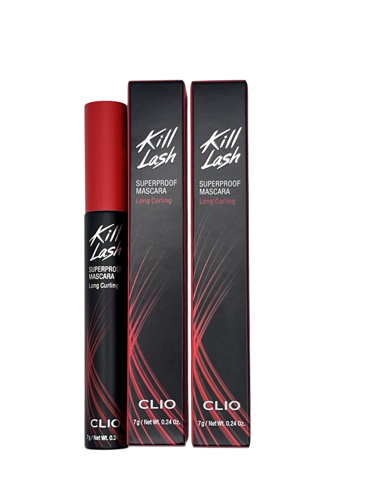 2 • [ CLIO ] KILL LASH SUPERPROOF MASCARA Full Size 7g .24oz NEW