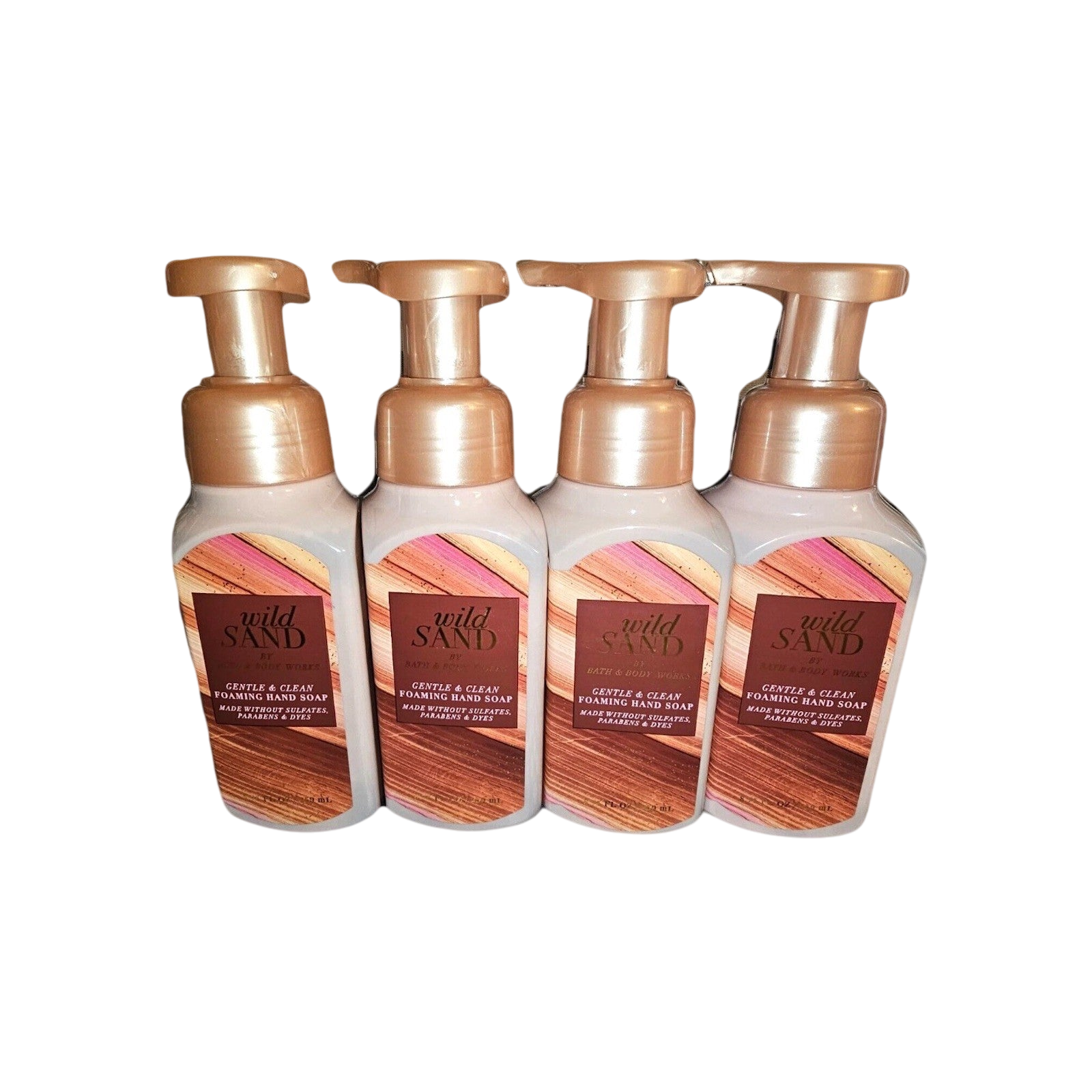 4 x WILD SAND Foaming Hand Soap 8.75 oz Bath & Body Works