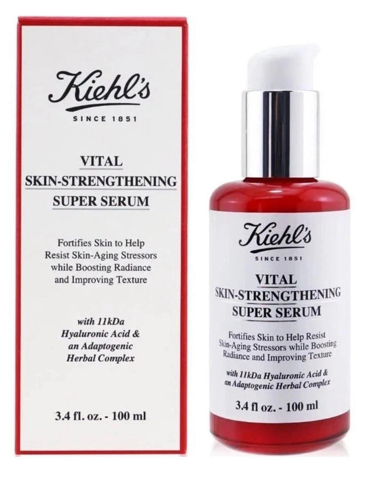 Kiehl’s Vital Skin Strengthening Hyaluronic Acid Super Serum 3.4oz 100ml NEW