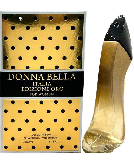 DONNA BELLA ITALIA EDIZIONE ORO eau de PARFUM Spray Women 3.4oz 100ml Sealed