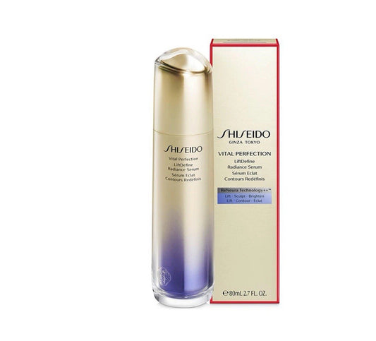 Shiseido Vital Perfection Lift Define Radiance Serum 80ml Brighten Contour NEW