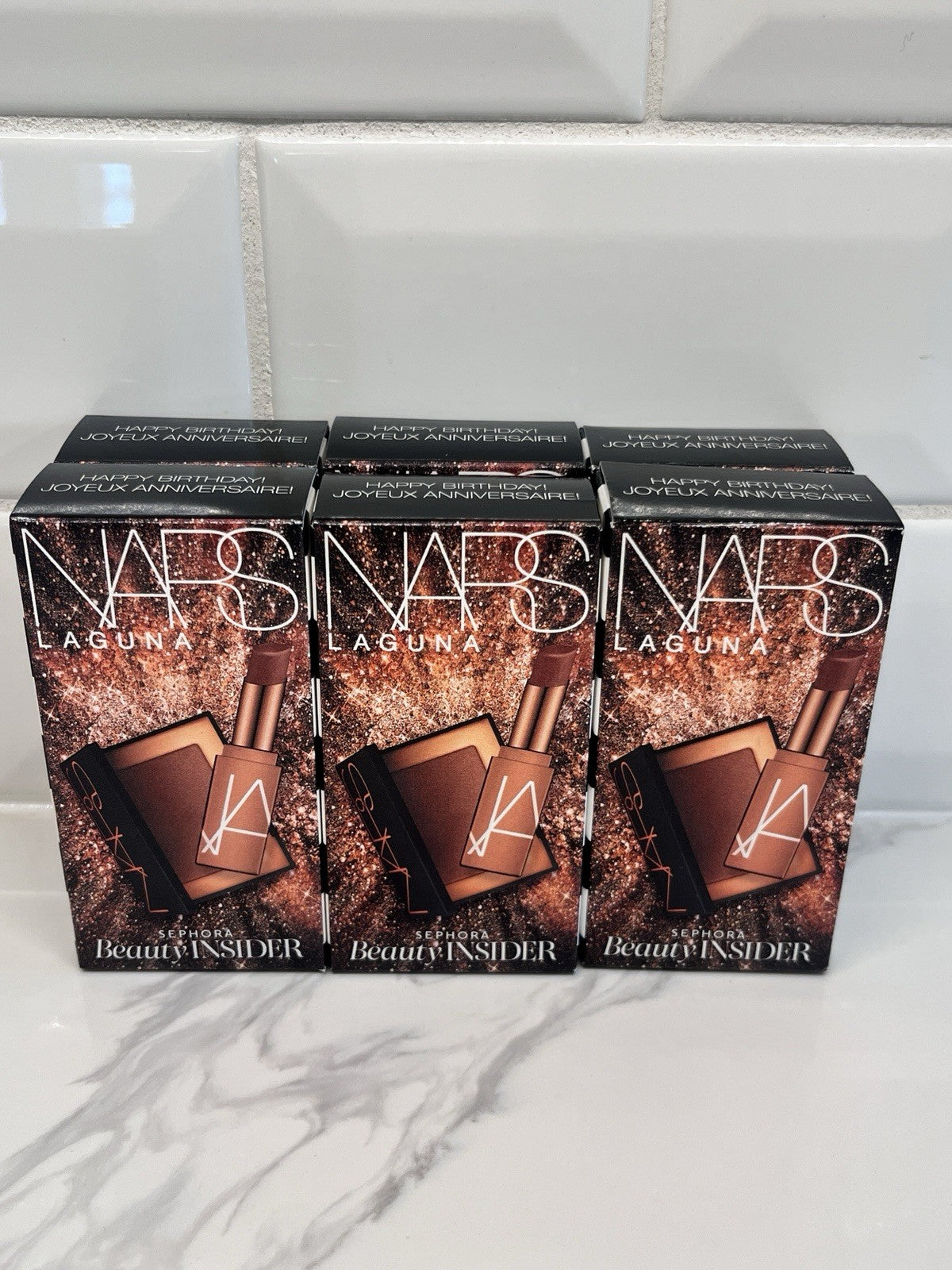 6 NARS Sephora Insider Laguna Bronzer & Afterglow Lip Balm Set