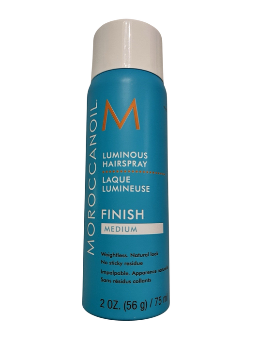Moroccanoil Long Lasting Luminous Hairspray MEDIUM 2oz 75 ml Travel Size