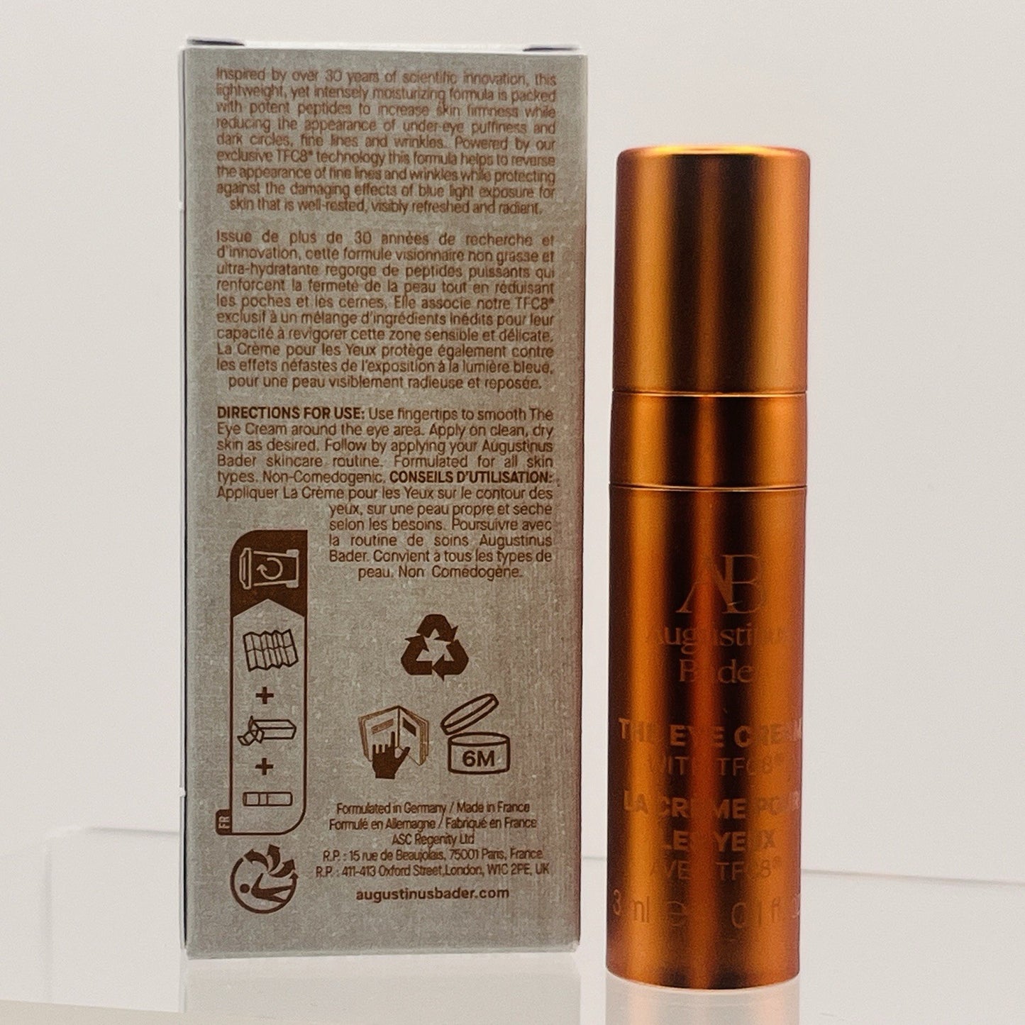 Augustinus Bader THE EYE CREAM Bundle of 2 • 3ml each