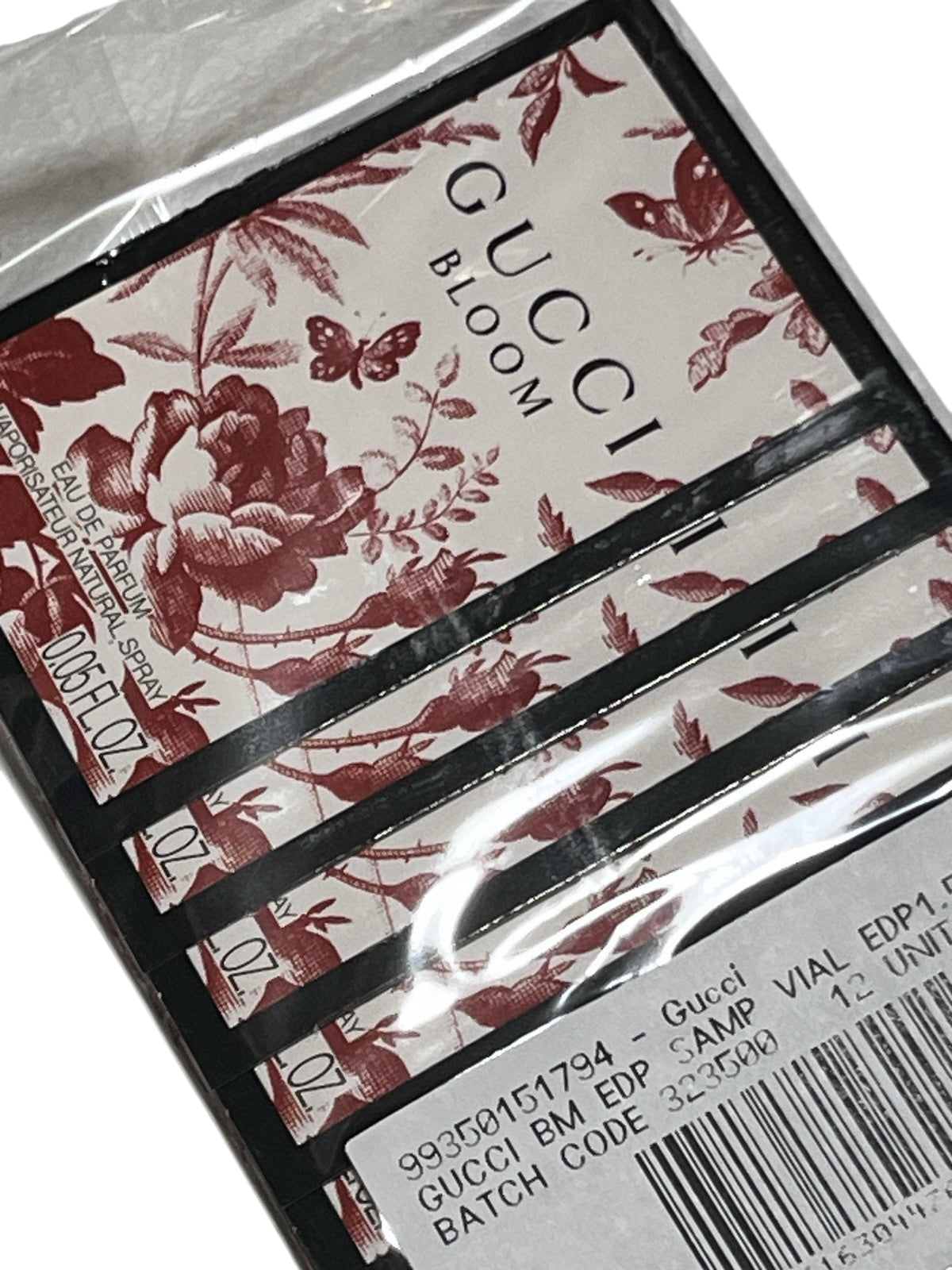 Lot of 12 Gucci Bloom Eau de Parfum Spray Sample 1.5ml Sealed