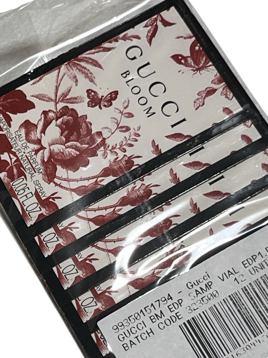 Lot of 12 Gucci Bloom Eau de Parfum Spray Sample 1.5ml Sealed