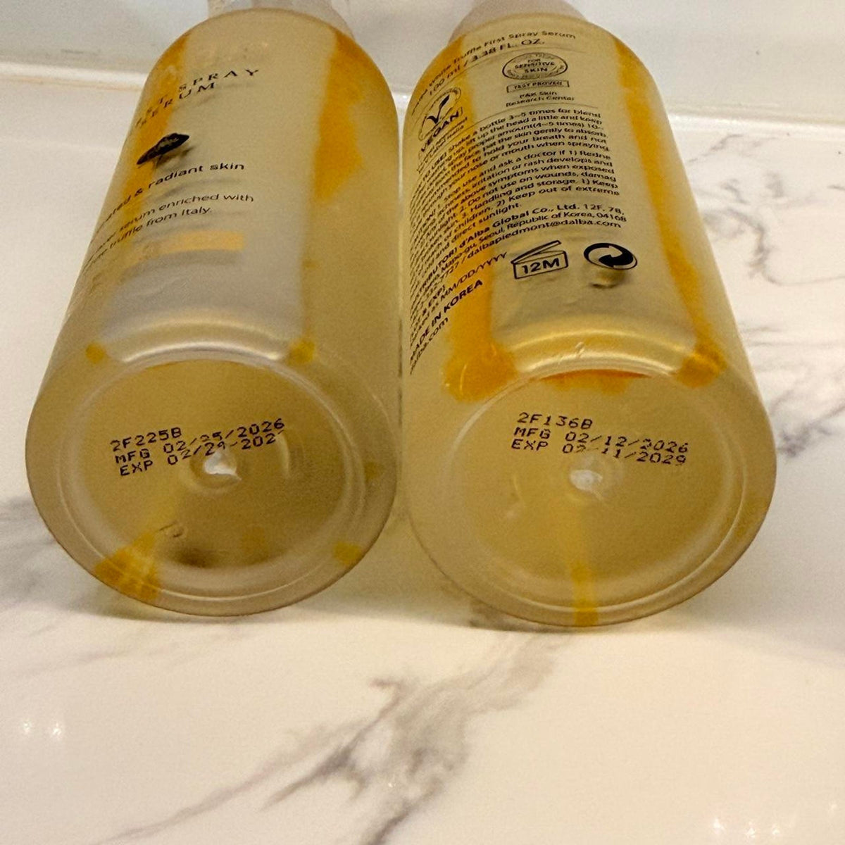 D'alba First Serum Truffle Spray Set