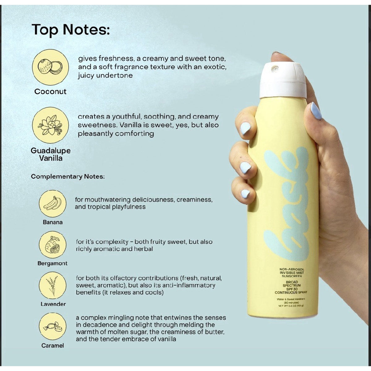 2 Bask Suncare Non-Aerosol Spray SPF 30