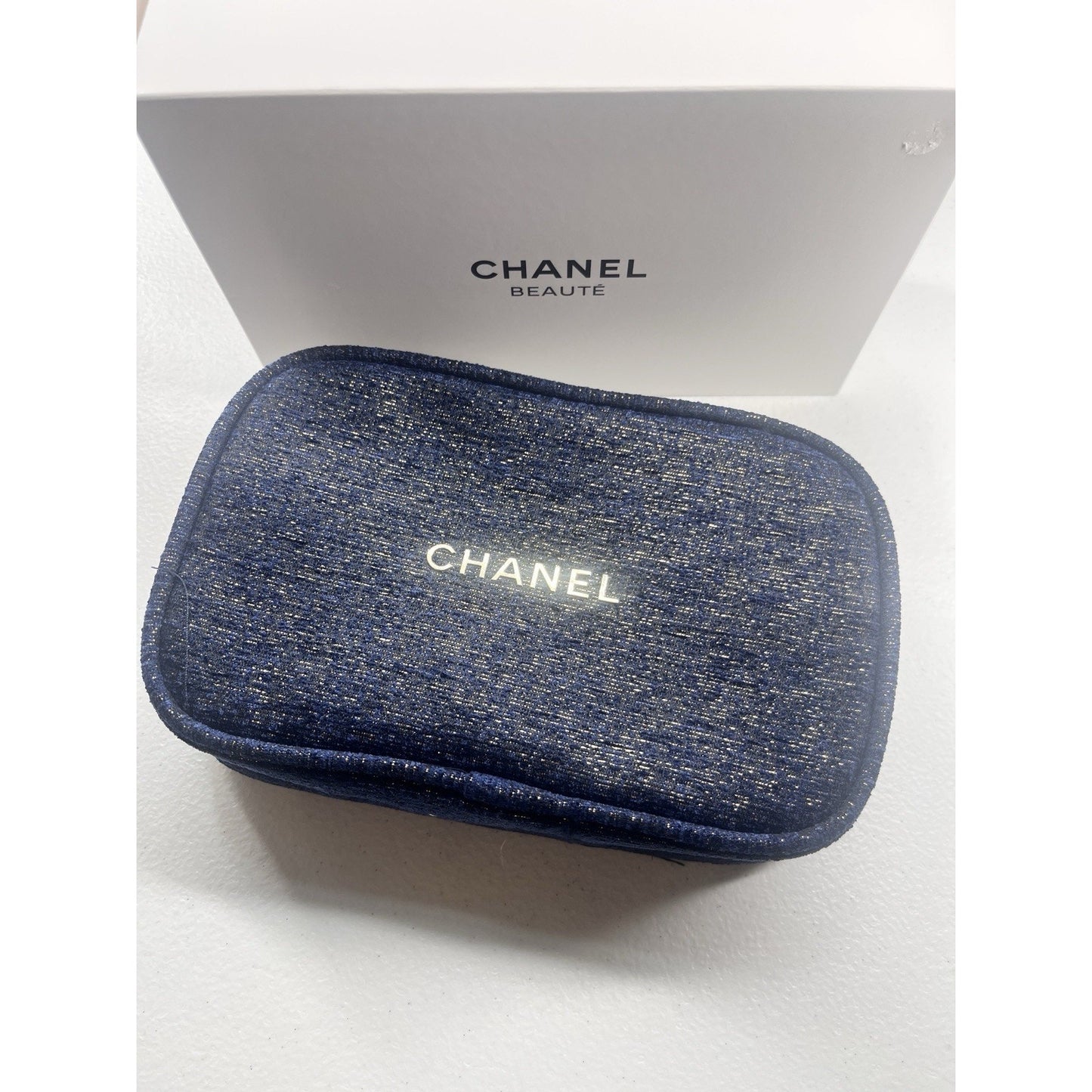 CHANEL Beauty Cosmetic Makeup Bag Pouch