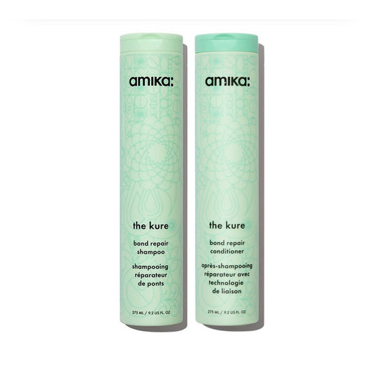 Amika The Kure Bond Repair Shampoo Conditioner Set