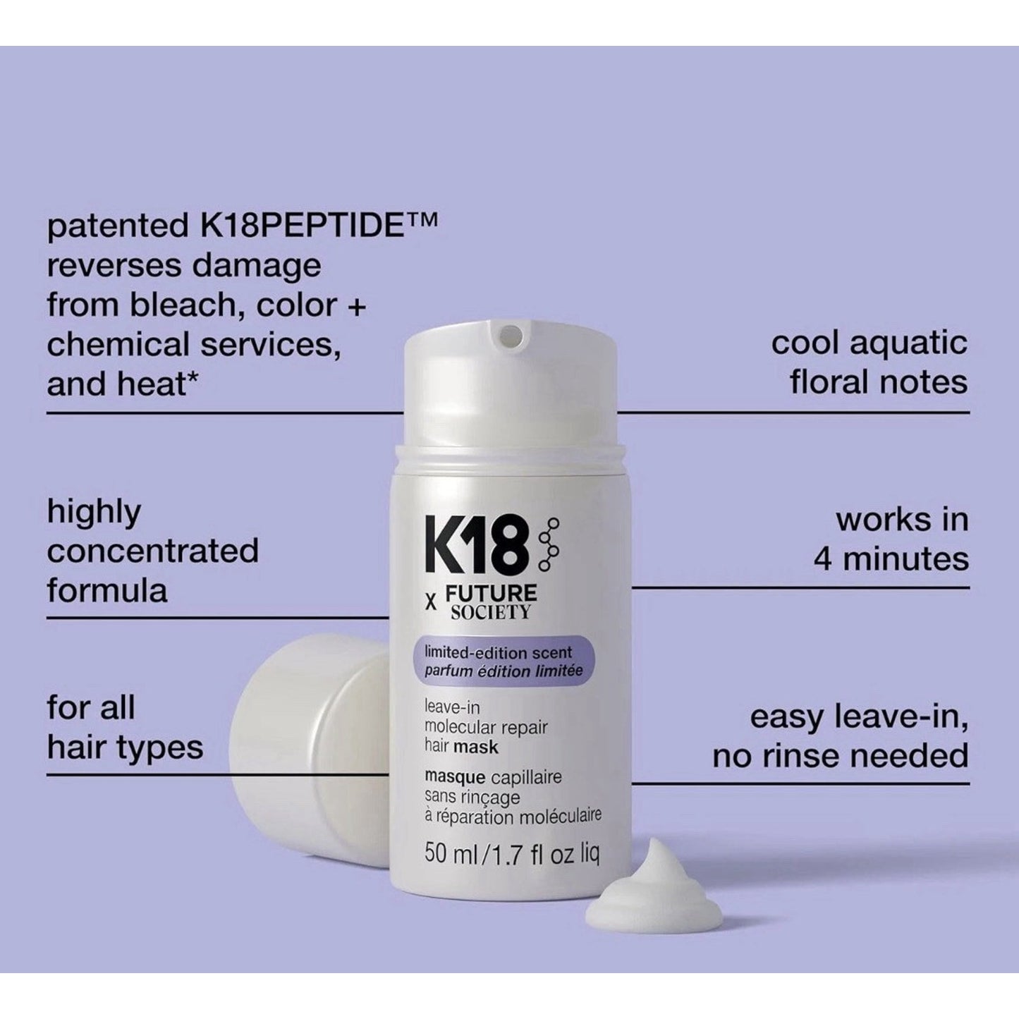 K18 Future Society Leave-In Repair Hair Mask