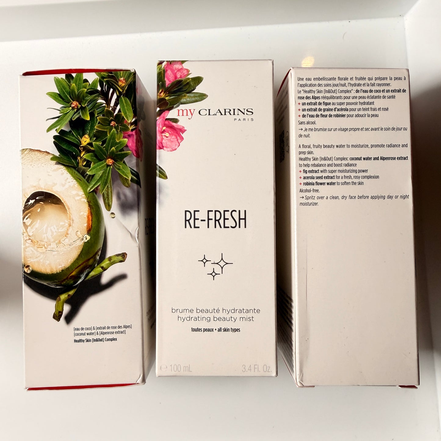 Clarins ReFresh Tonic Mist Wholesale Bundle