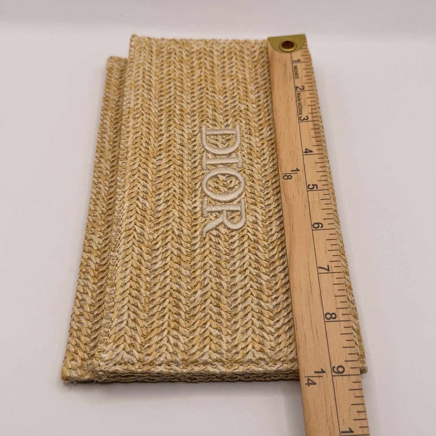 Dior Beauty Raffia Clutch