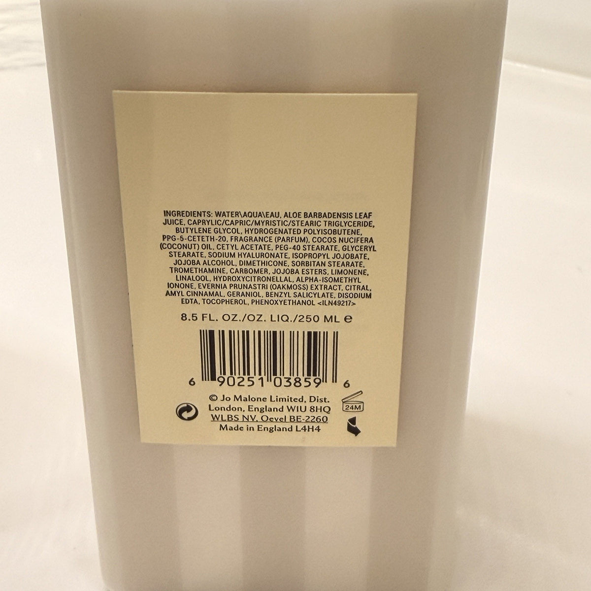 (2) Jo Malone Lime Basil & Mandarin Lotion