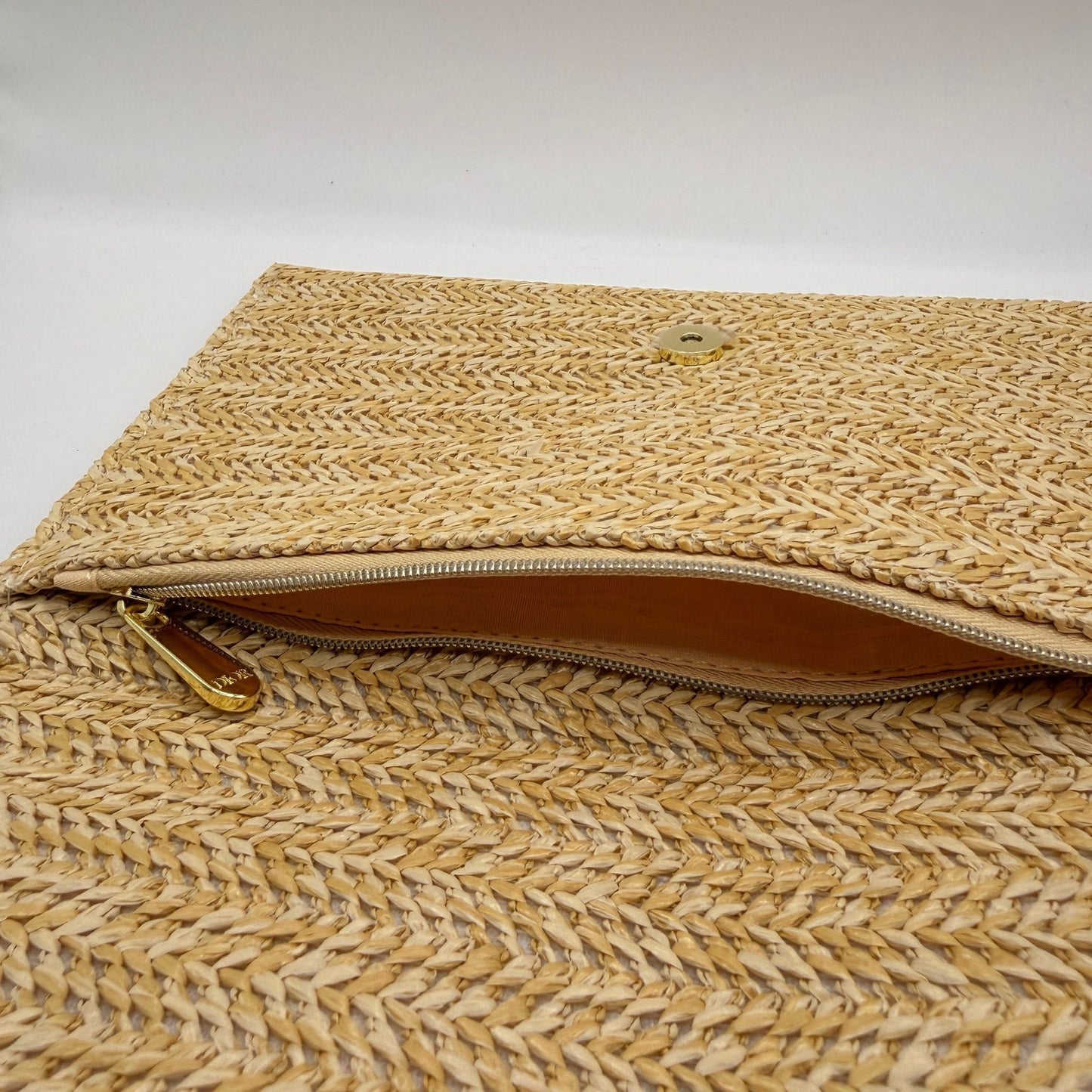Dior Beauty Raffia Clutch