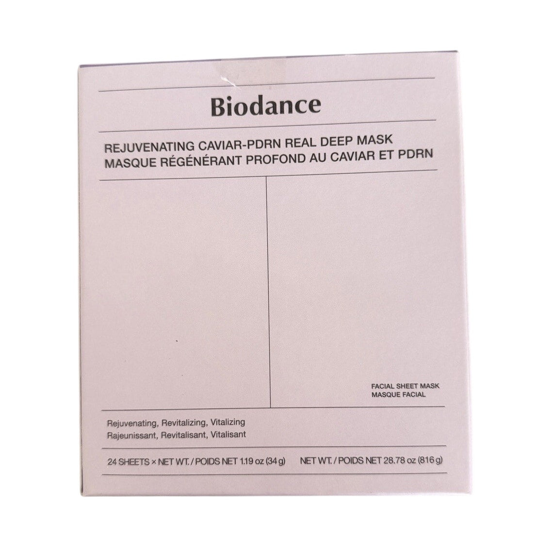 Biodance Rejuvenating PDRN Deep Sheet Mask 24 Pack