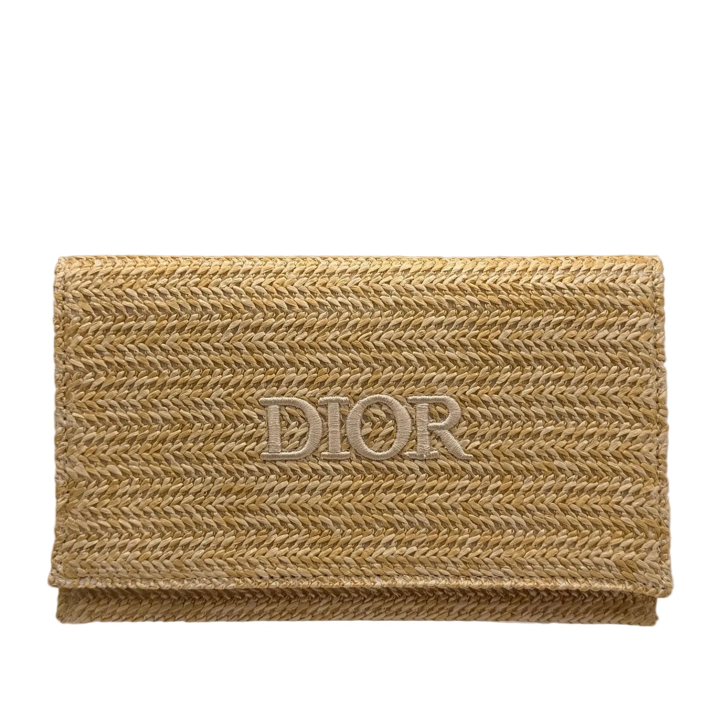 Dior Beauty Raffia Clutch