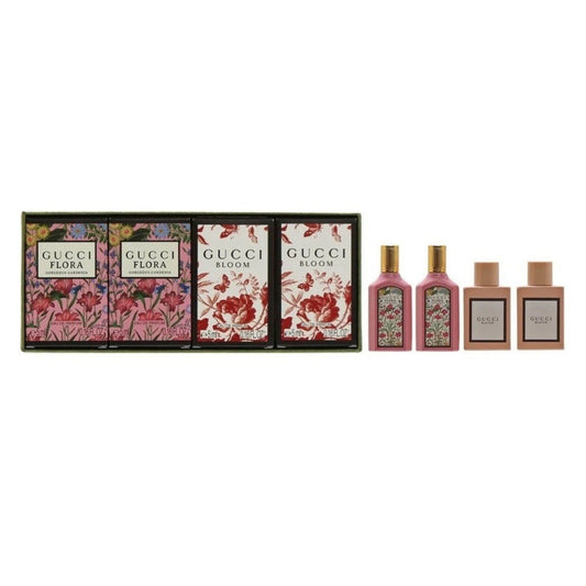 Gucci Bloom and Flora Gift Set 4 pcs Travel